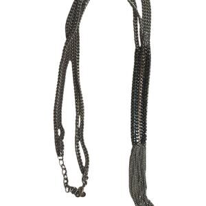 Stella & Dot Silvertone Long Lariat Necklace classic
Boho women’s sparkle office